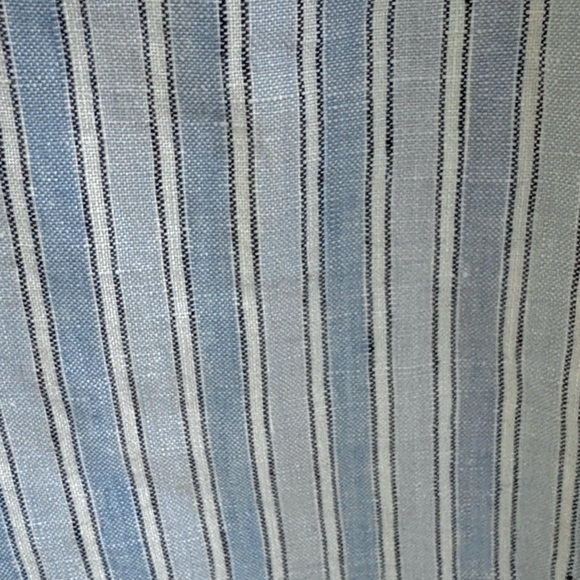 NWT J. Jill Love Linen 100% Linen Striped Roll Tab Sleeve Shirt Dress Petite XS - Picture 11 of 11